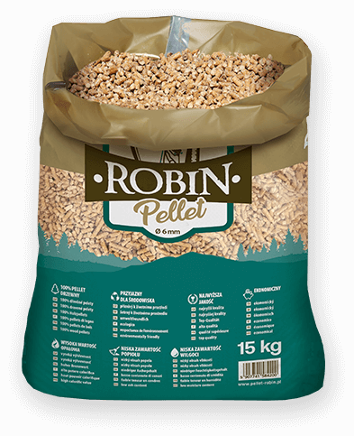worek pelletu opałowego Robin do kupienia w Zawierciu lub sklepie internetowym